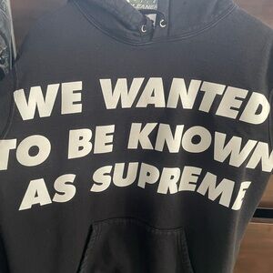 Supreme Black Men's Hoodie